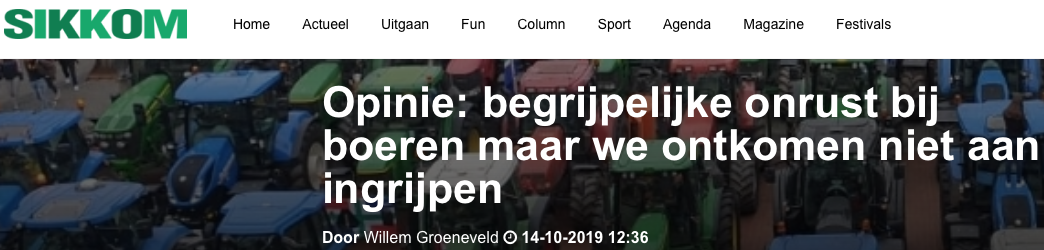Systeemknecht Sikkom (NDC Mediagroep) belastert boeren ...